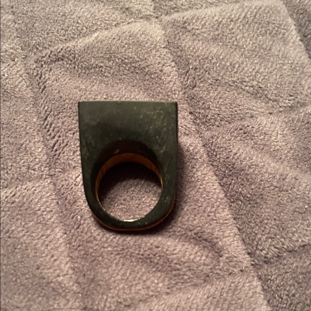 Two-Tone Square Statement Ring - image 5